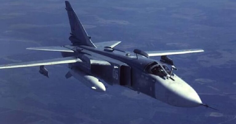 Україна ліквідувала російський бомбардувальник Су-24М над Саками – Зеленський 1
