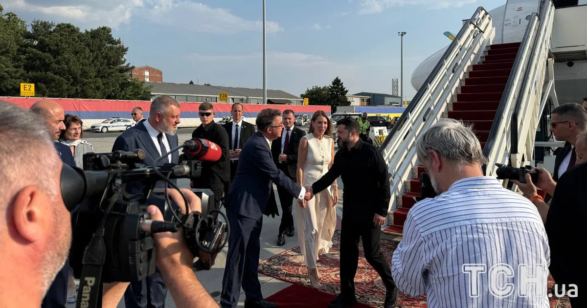 Зеленський прибув до Сербії