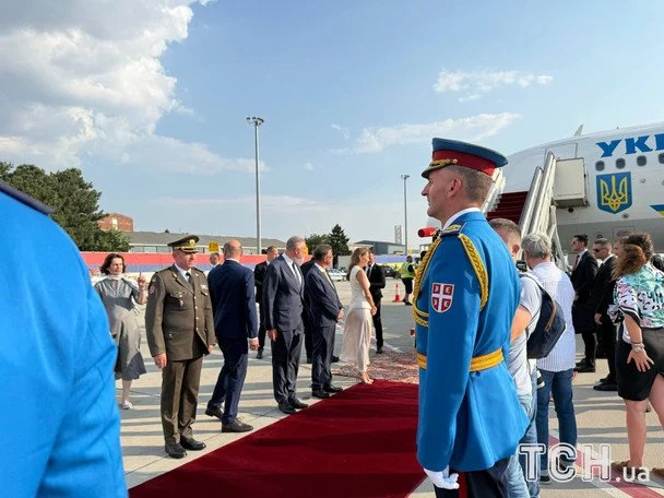 Зеленський прибув до Сербії / © ТСН