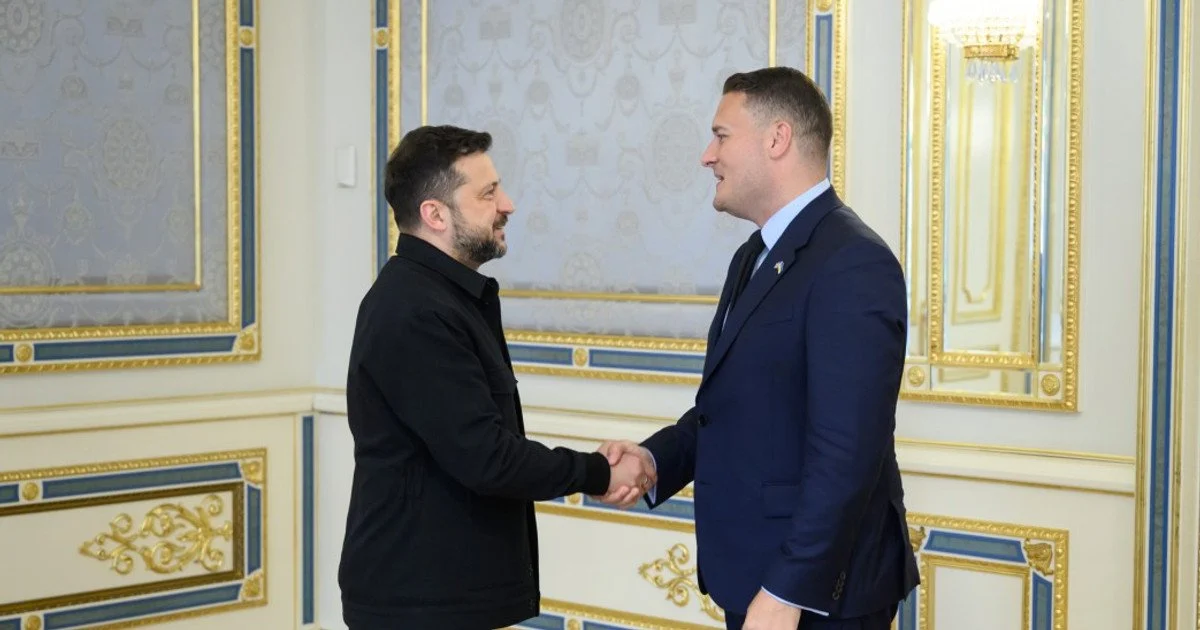 Volodymyr Zelenskyy with Wes Streeting Volodymyr Zelenskyy with Wes Streeting