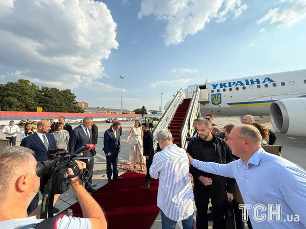 Зеленський прибув до Сербії / © ТСН