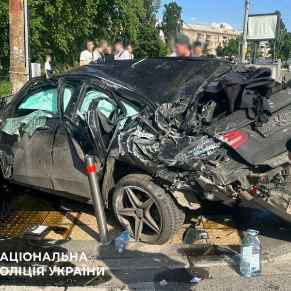 З’явилися кадри аварії зі смертельними наслідками на Солом’янці, зняті камерами відеоспостереження