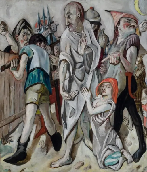 "Христос і грішниця" Макса Бекмана (1917)