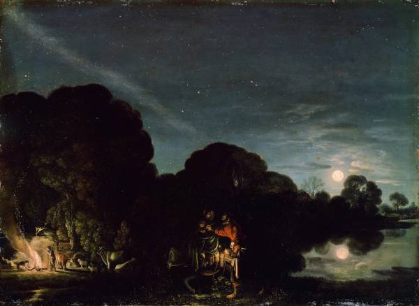 «Втеча в Єгипет», Адам Ельсхаймер, 1609. Bridgeman Art Library
