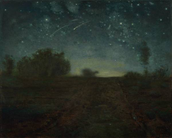 «Зоряна ніч», Жан-Франсуа Мілле, 1850. Yale University Art Gallery